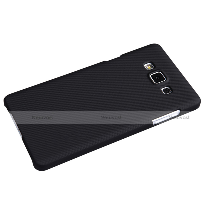 Hard Rigid Plastic Matte Finish Snap On Case M02 for Samsung Galaxy A7 SM-A700 Black