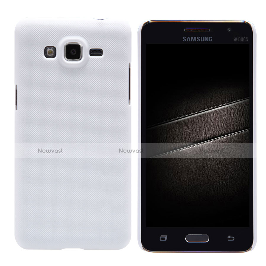 Hard Rigid Plastic Matte Finish Snap On Case M02 for Samsung Galaxy Grand Prime SM-G530H White