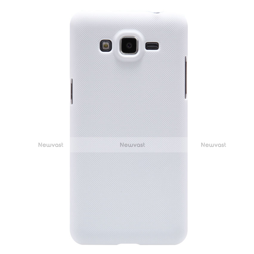 Hard Rigid Plastic Matte Finish Snap On Case M02 for Samsung Galaxy Grand Prime SM-G530H White