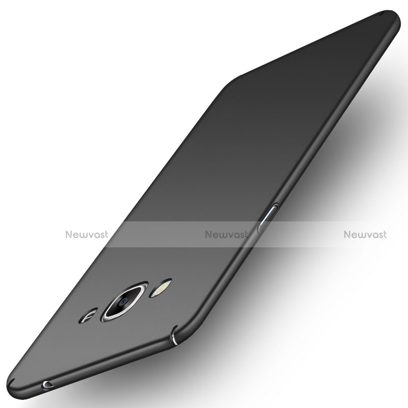 Hard Rigid Plastic Matte Finish Snap On Case M02 for Samsung Galaxy J3 Pro (2016) J3110 Black