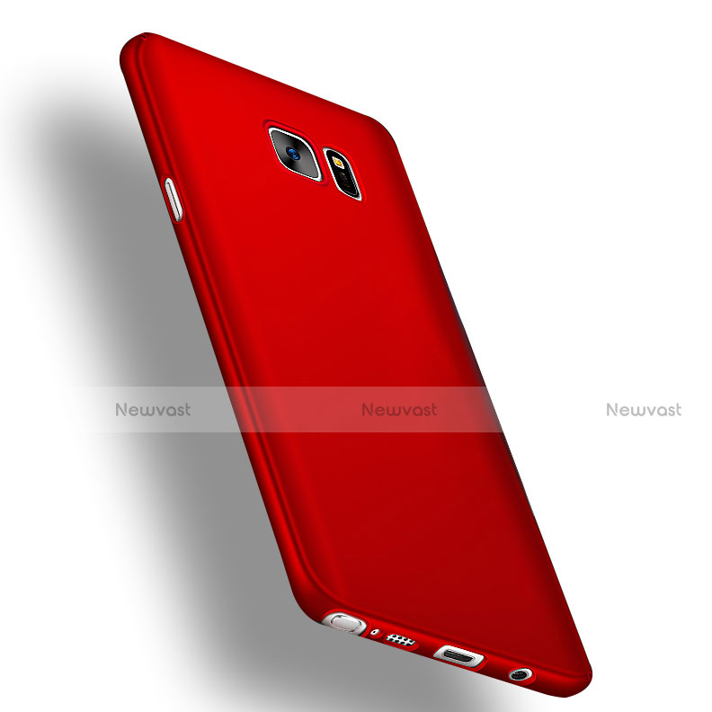 Hard Rigid Plastic Matte Finish Snap On Case M02 for Samsung Galaxy Note 5 N9200 N920 N920F Red