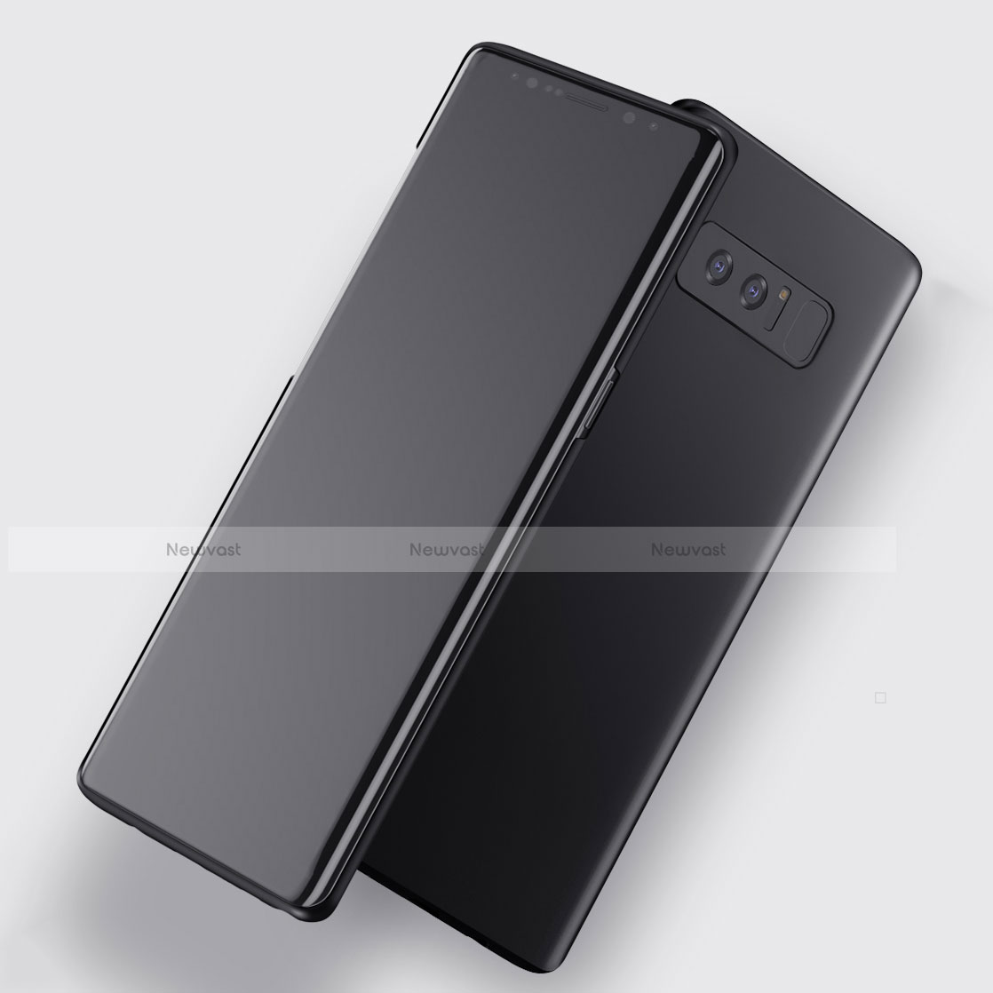 Hard Rigid Plastic Matte Finish Snap On Case M02 for Samsung Galaxy Note 8 Black