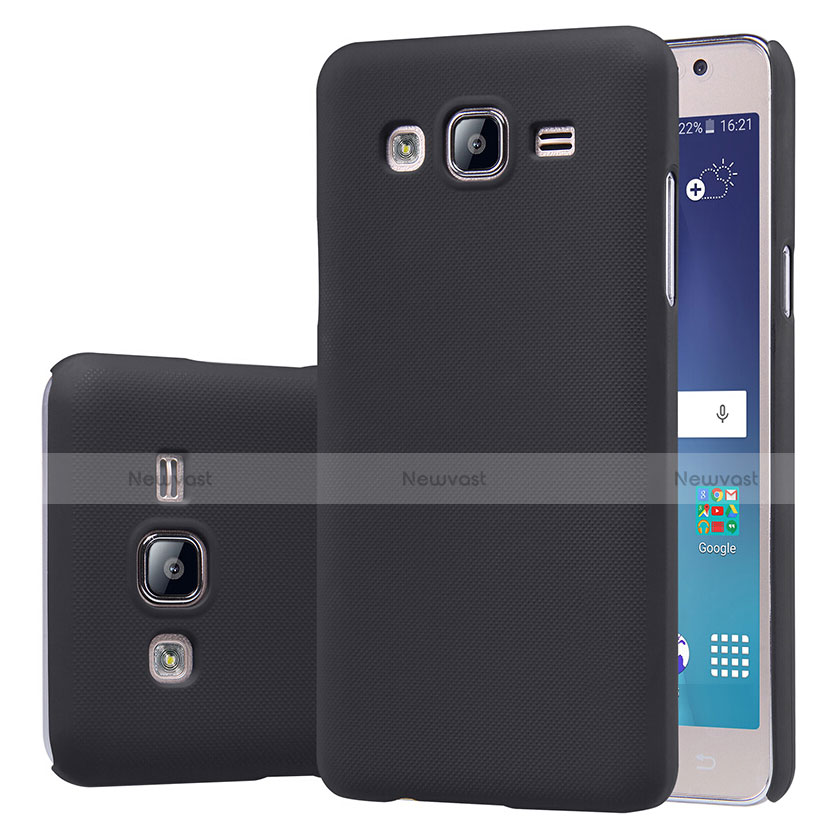 Hard Rigid Plastic Matte Finish Snap On Case M02 for Samsung Galaxy On5 Pro Black