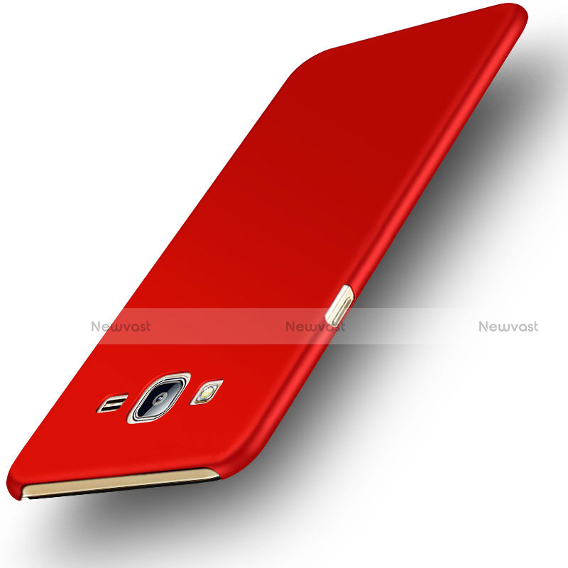 Hard Rigid Plastic Matte Finish Snap On Case M02 for Samsung Galaxy On7 G600FY Red