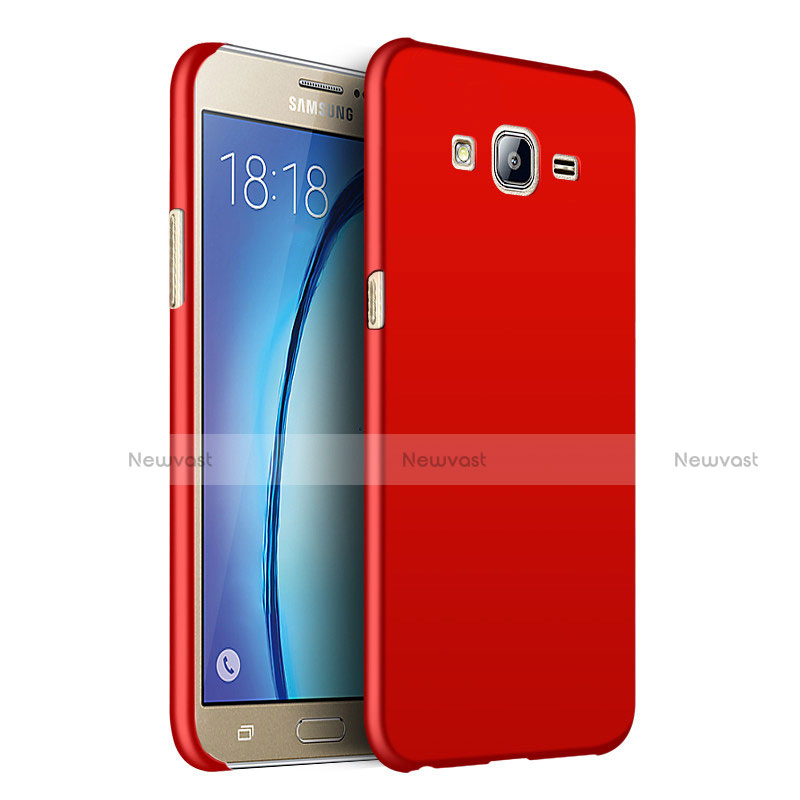 Hard Rigid Plastic Matte Finish Snap On Case M02 for Samsung Galaxy On7 G600FY Red