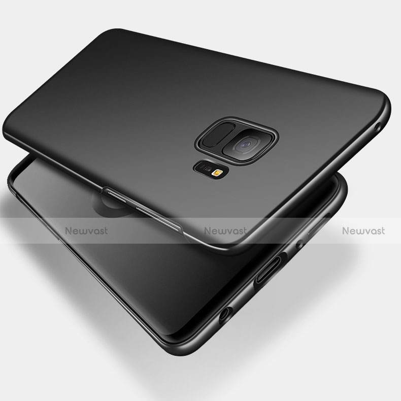 Hard Rigid Plastic Matte Finish Snap On Case M02 for Samsung Galaxy S9 Black