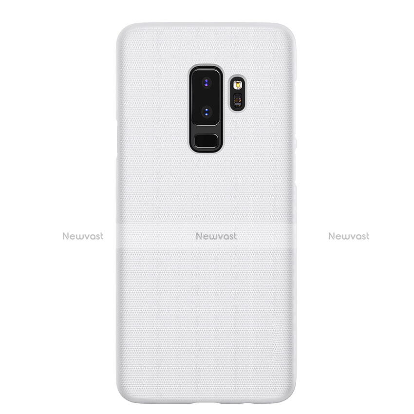 Hard Rigid Plastic Matte Finish Snap On Case M02 for Samsung Galaxy S9 Plus White