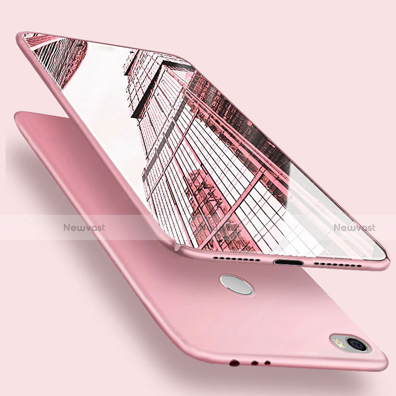 Hard Rigid Plastic Matte Finish Snap On Case M02 for Xiaomi Mi Max Pink