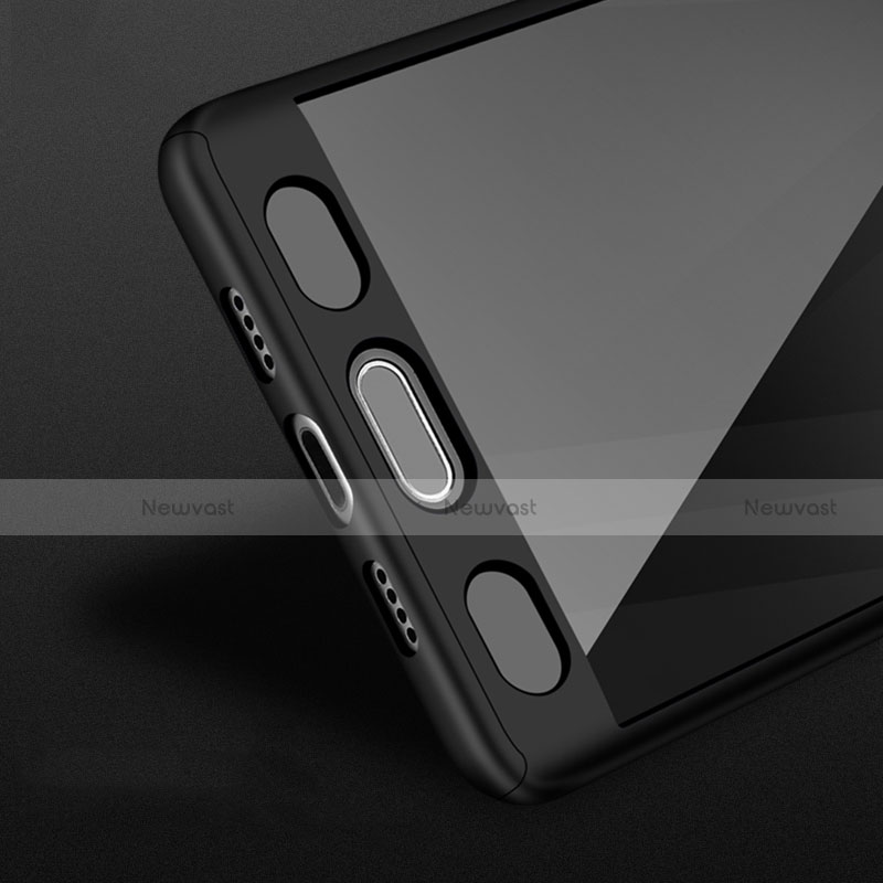 Hard Rigid Plastic Matte Finish Snap On Case M02 for Xiaomi Mi Note 2 Black