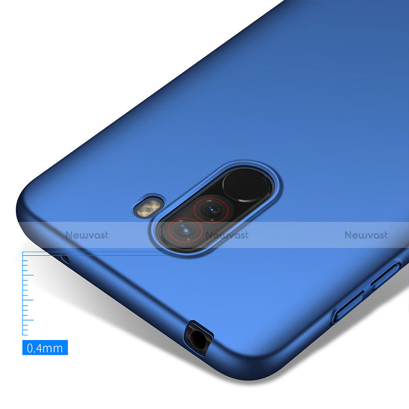 Hard Rigid Plastic Matte Finish Snap On Case M02 for Xiaomi Pocophone F1 Blue