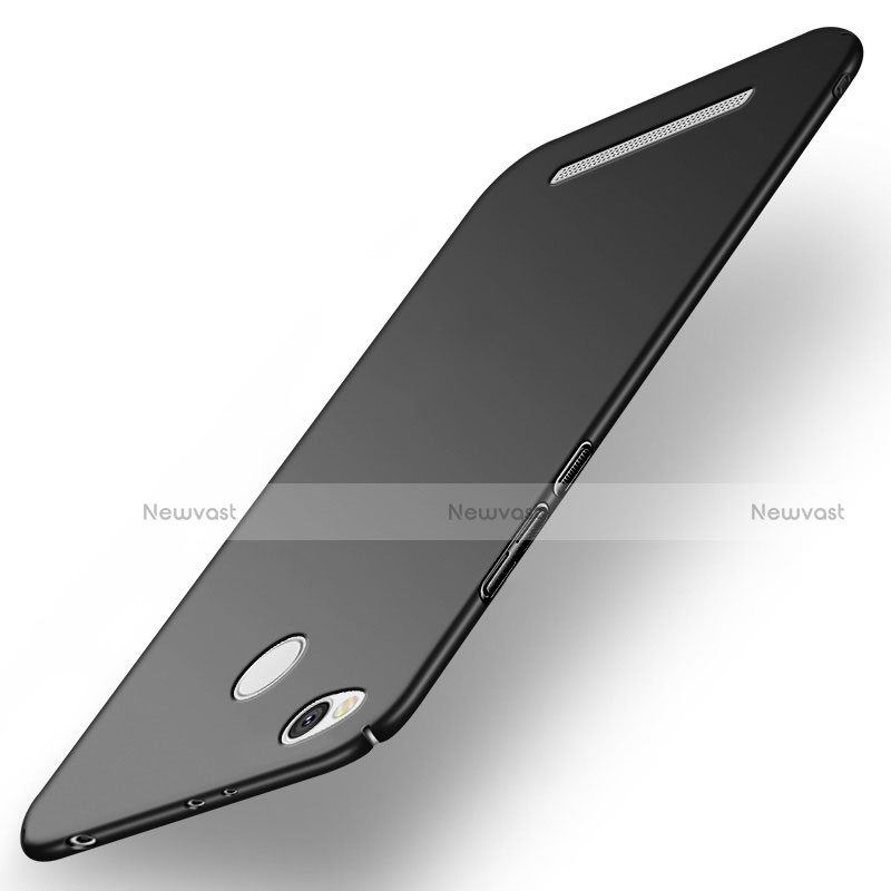 Hard Rigid Plastic Matte Finish Snap On Case M02 for Xiaomi Redmi 3S Black