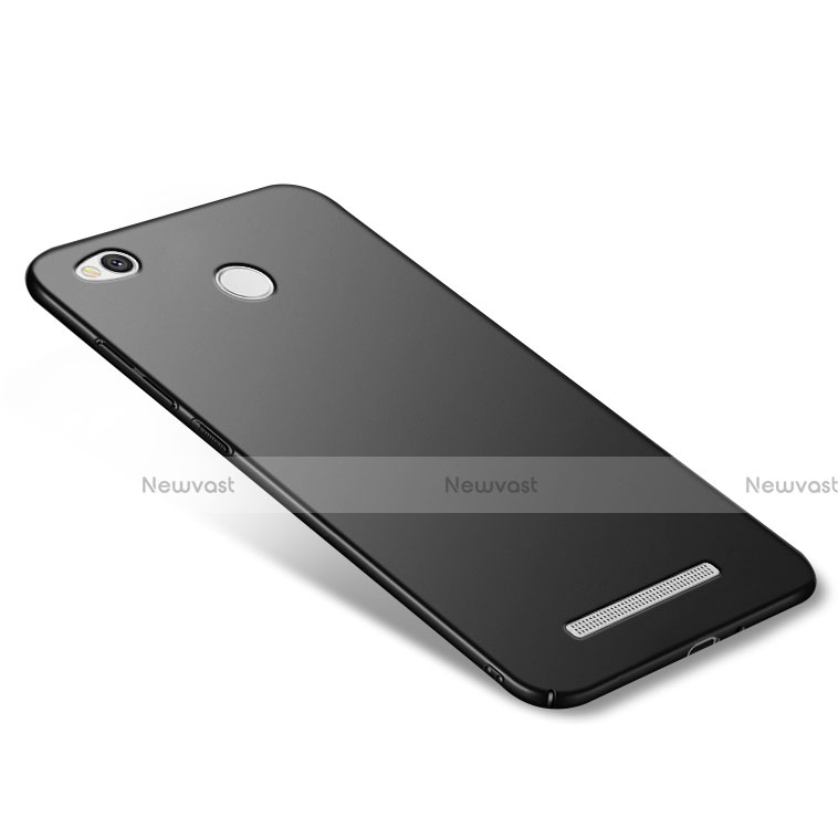 Hard Rigid Plastic Matte Finish Snap On Case M02 for Xiaomi Redmi 3S Black