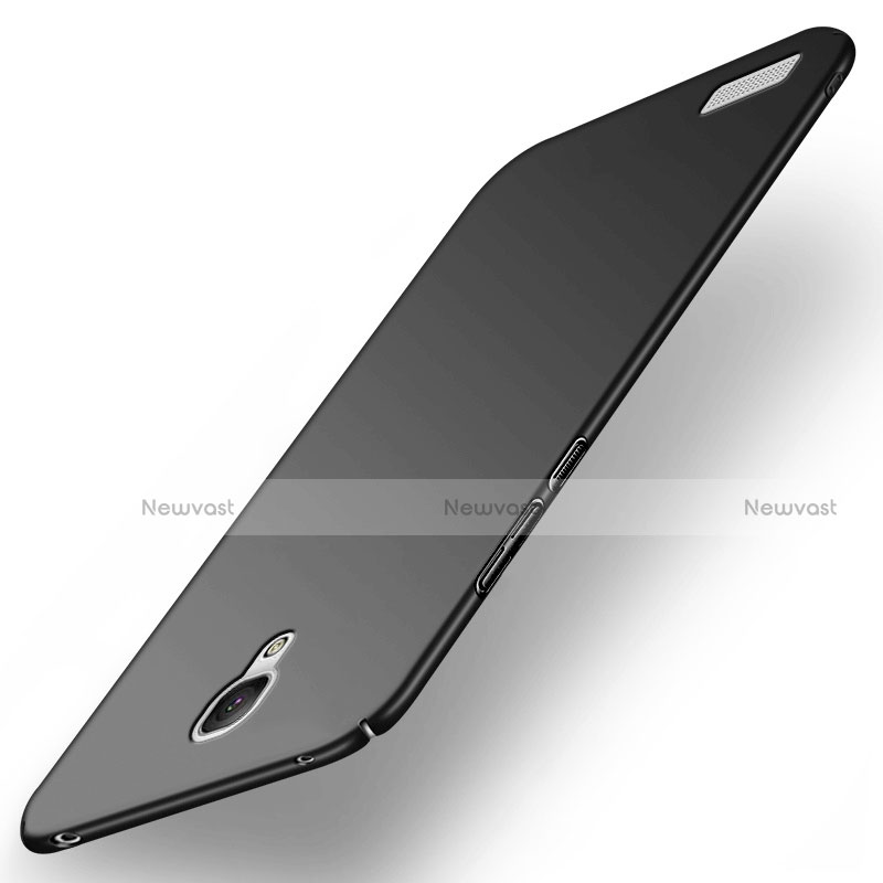 Hard Rigid Plastic Matte Finish Snap On Case M02 for Xiaomi Redmi Note 4G Black