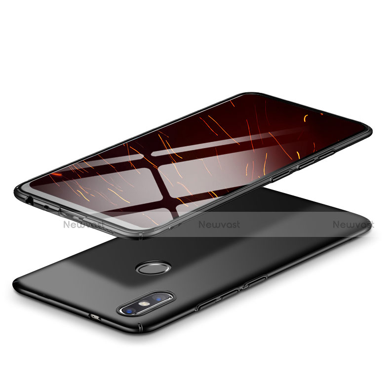 Hard Rigid Plastic Matte Finish Snap On Case M02 for Xiaomi Redmi Note 5 Black