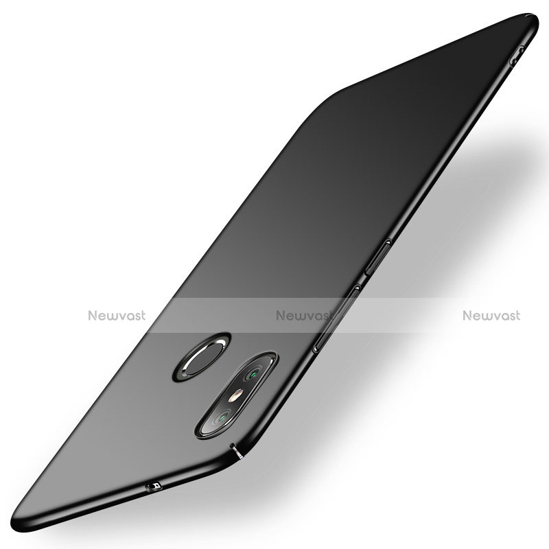 Hard Rigid Plastic Matte Finish Snap On Case M02 for Xiaomi Redmi Note 5 Black