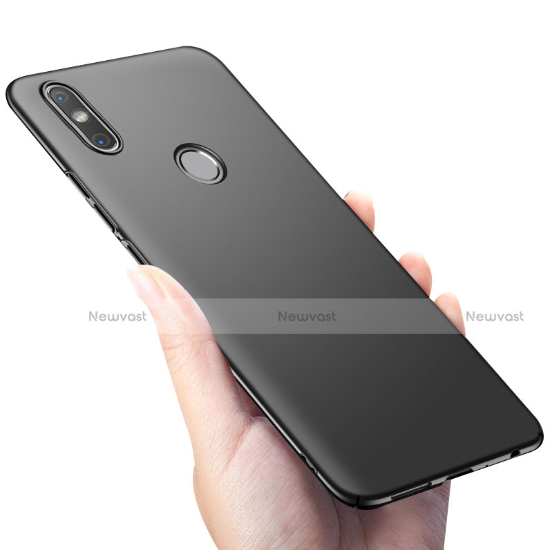 Hard Rigid Plastic Matte Finish Snap On Case M02 for Xiaomi Redmi Note 5 Pro Black