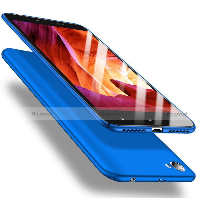 Hard Rigid Plastic Matte Finish Snap On Case M02 for Xiaomi Redmi Note 5A Standard Edition Blue