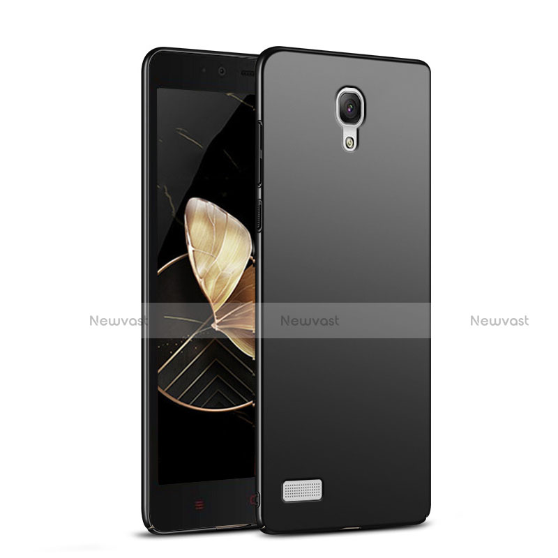 Hard Rigid Plastic Matte Finish Snap On Case M02 for Xiaomi Redmi Note Black