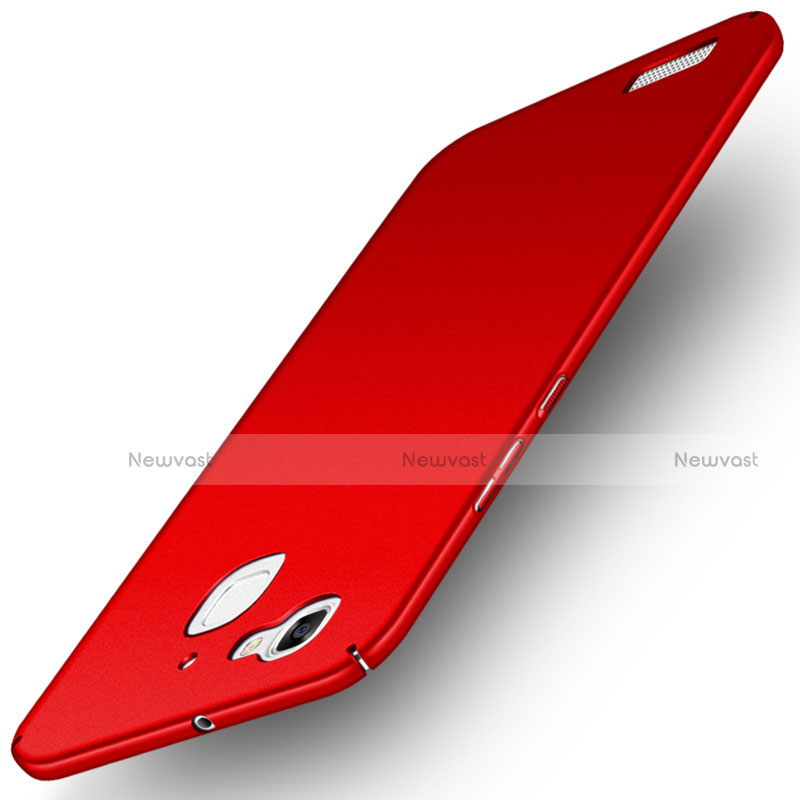 Hard Rigid Plastic Matte Finish Snap On Case M03 for Huawei Enjoy 5S Red