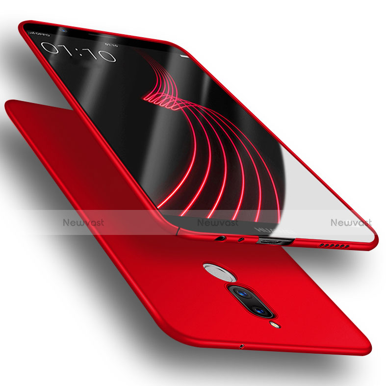 Hard Rigid Plastic Matte Finish Snap On Case M03 for Huawei G10 Red