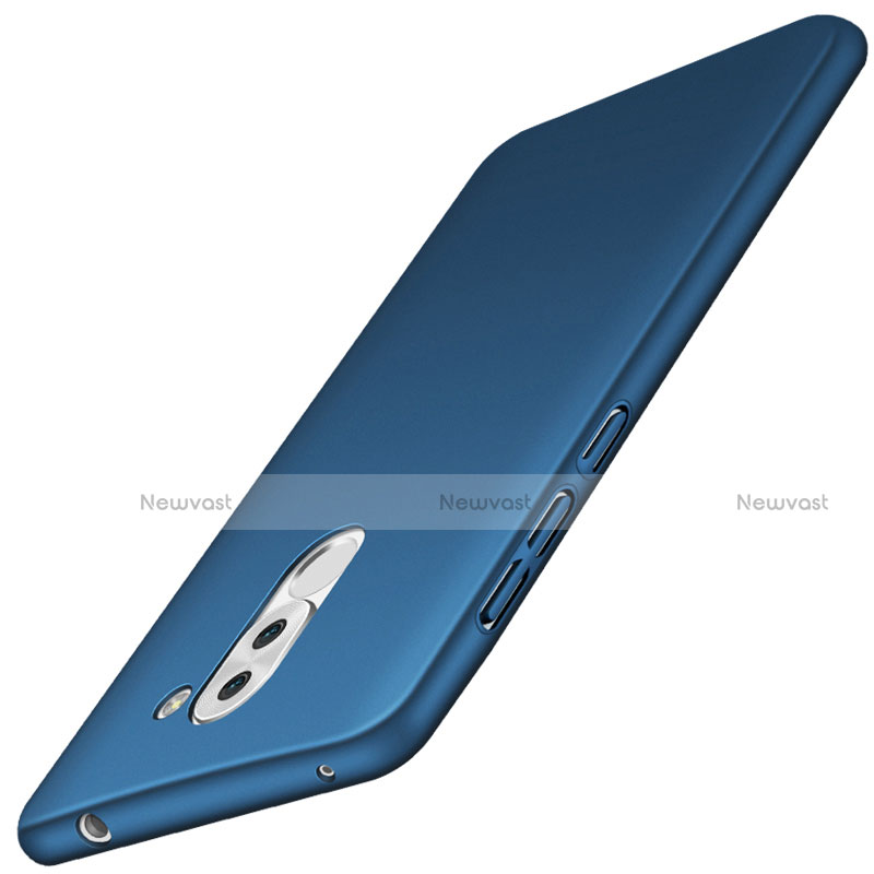 Hard Rigid Plastic Matte Finish Snap On Case M03 for Huawei GR5 (2017) Blue