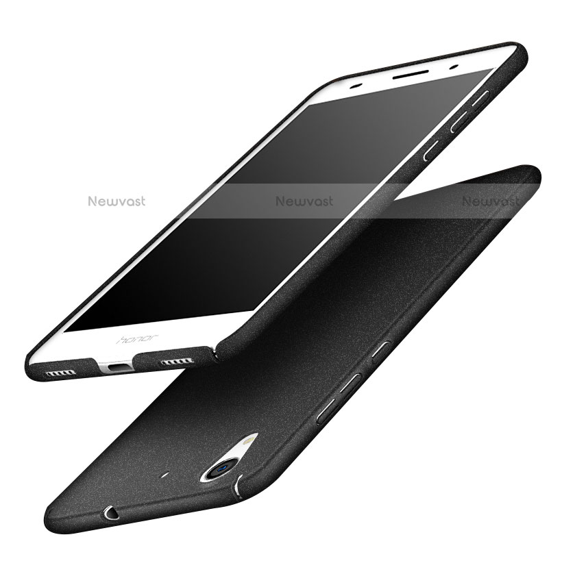Hard Rigid Plastic Matte Finish Snap On Case M03 for Huawei Honor 5A Black