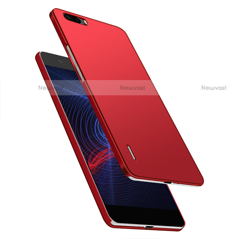 Hard Rigid Plastic Matte Finish Snap On Case M03 for Huawei Honor 6 Plus Red