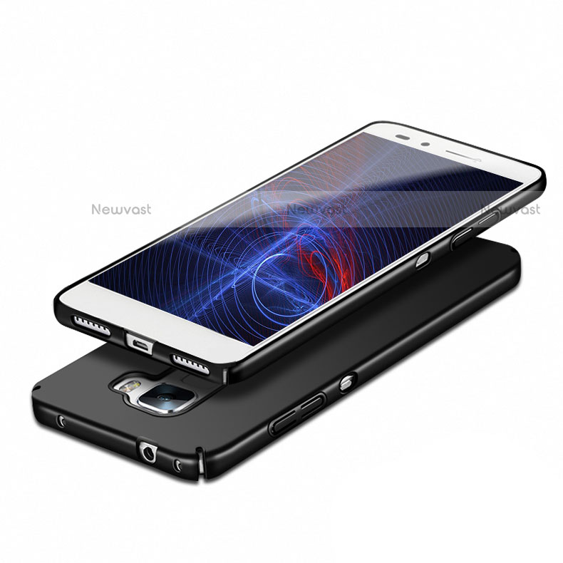 Hard Rigid Plastic Matte Finish Snap On Case M03 for Huawei Honor 7 Black
