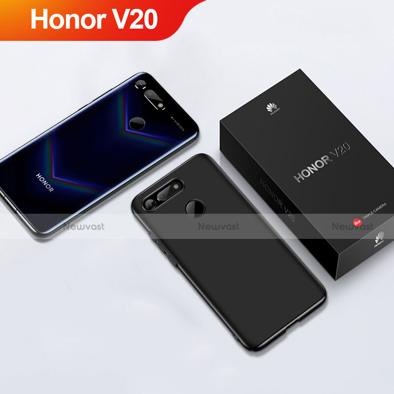 Hard Rigid Plastic Matte Finish Snap On Case M03 for Huawei Honor View 20 Black