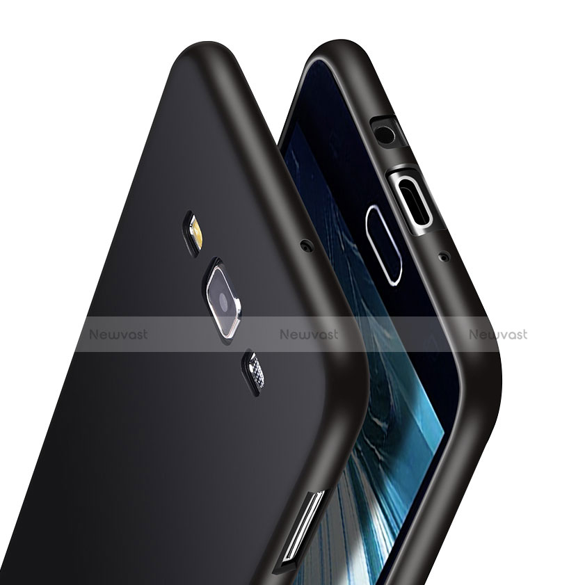 Hard Rigid Plastic Matte Finish Snap On Case M03 for Samsung Galaxy A7 Duos SM-A700F A700FD Black