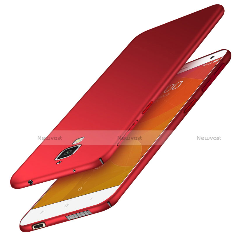 Hard Rigid Plastic Matte Finish Snap On Case M03 for Xiaomi Mi 4 LTE Red