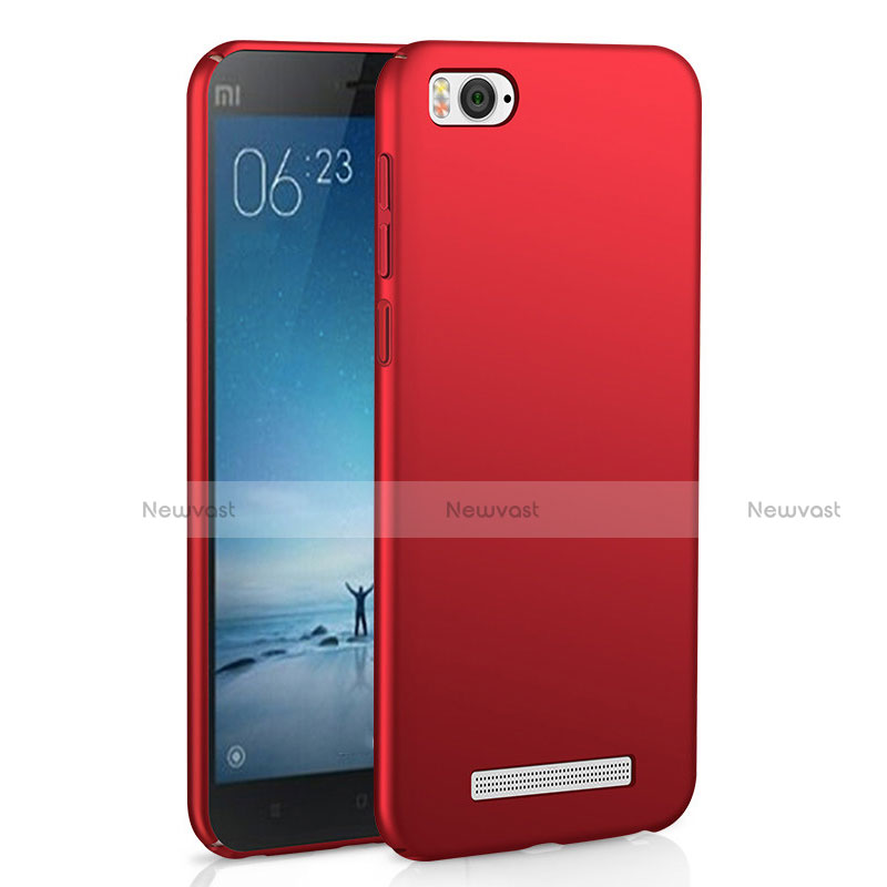 Hard Rigid Plastic Matte Finish Snap On Case M03 for Xiaomi Mi 4C Red