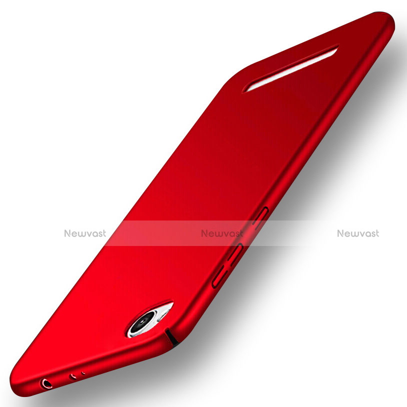 Hard Rigid Plastic Matte Finish Snap On Case M03 for Xiaomi Mi 4C Red