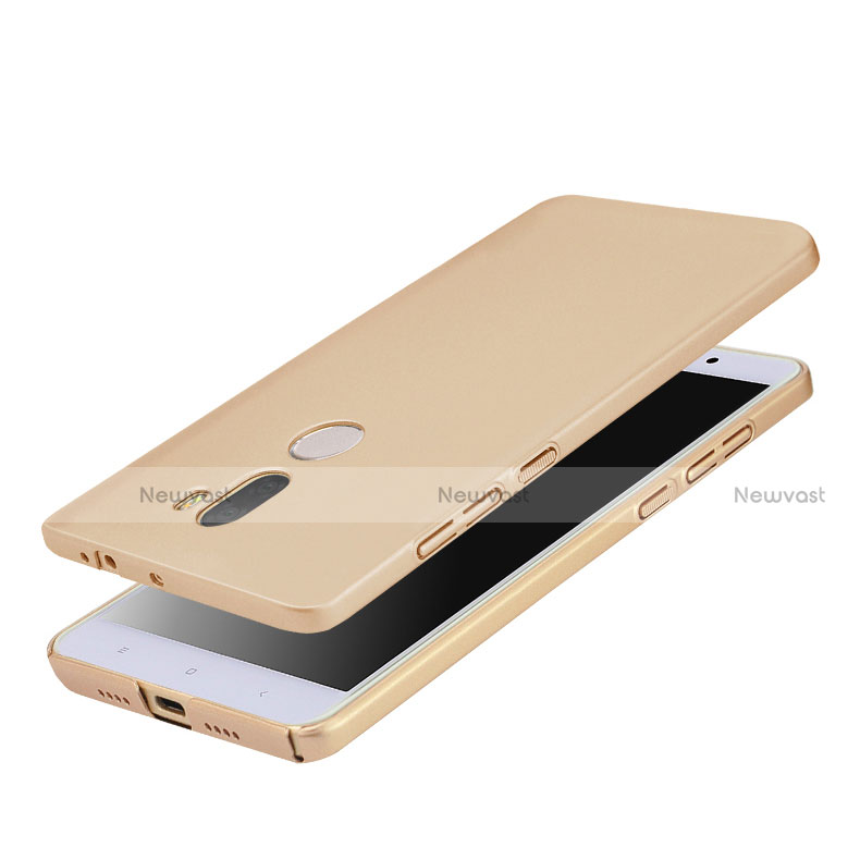 Hard Rigid Plastic Matte Finish Snap On Case M03 for Xiaomi Mi 5S Plus Gold