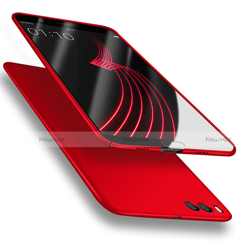 Hard Rigid Plastic Matte Finish Snap On Case M03 for Xiaomi Mi Note 3 Red
