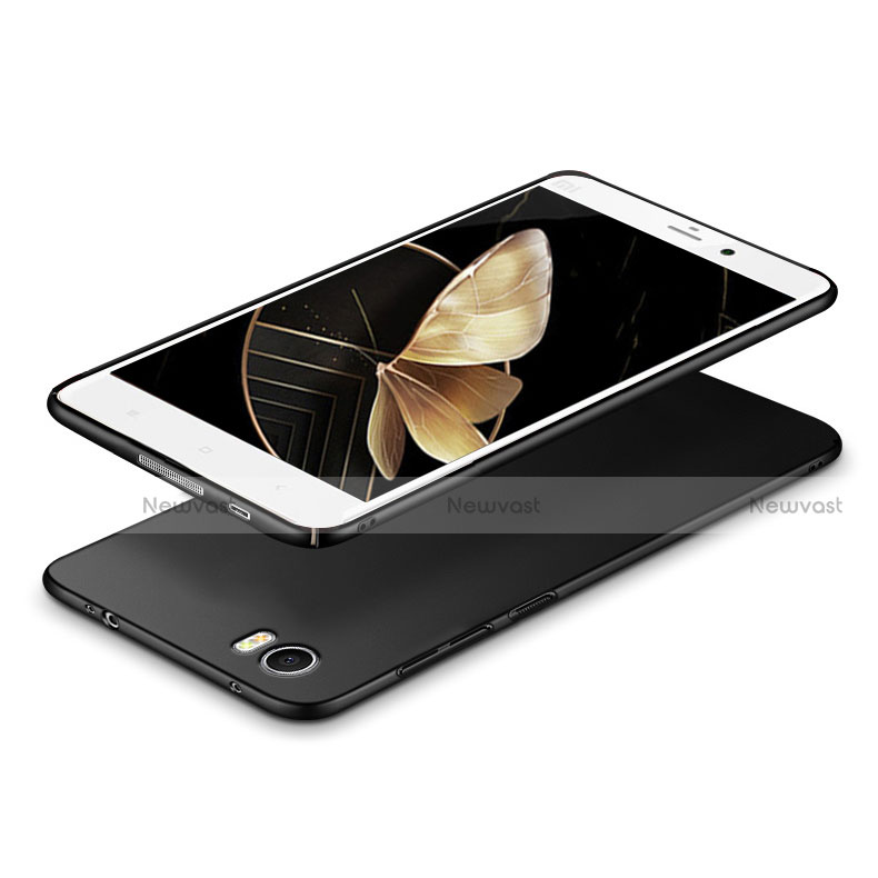 Hard Rigid Plastic Matte Finish Snap On Case M03 for Xiaomi Mi Note Black