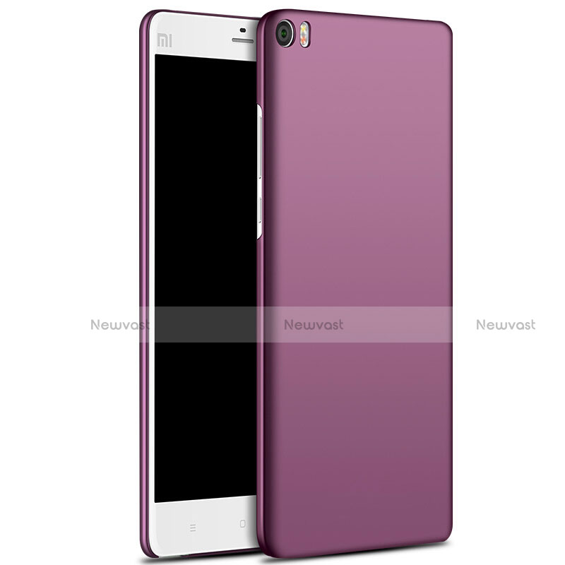 Hard Rigid Plastic Matte Finish Snap On Case M03 for Xiaomi Mi Note Purple