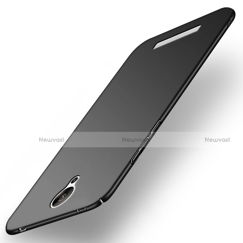 Hard Rigid Plastic Matte Finish Snap On Case M03 for Xiaomi Redmi Note 2 Black