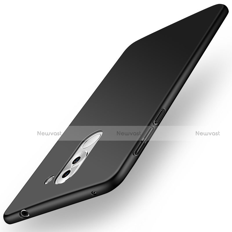 Hard Rigid Plastic Matte Finish Snap On Case M04 for Huawei GR5 (2017) Black