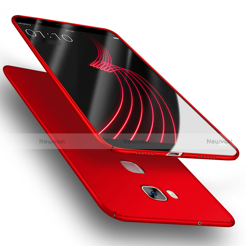 Hard Rigid Plastic Matte Finish Snap On Case M04 for Huawei GR5 Red