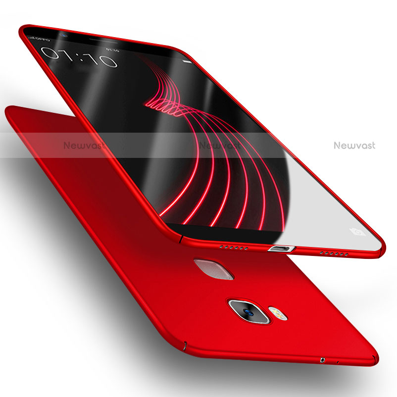 Hard Rigid Plastic Matte Finish Snap On Case M04 for Huawei Honor 5X Red
