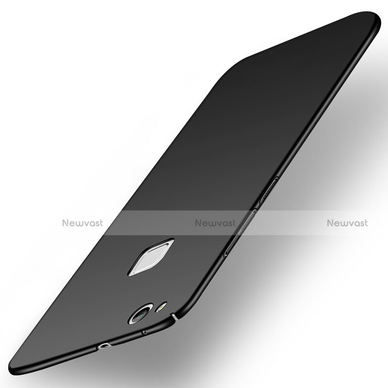 Hard Rigid Plastic Matte Finish Snap On Case M04 for Huawei Honor 8 Lite Black