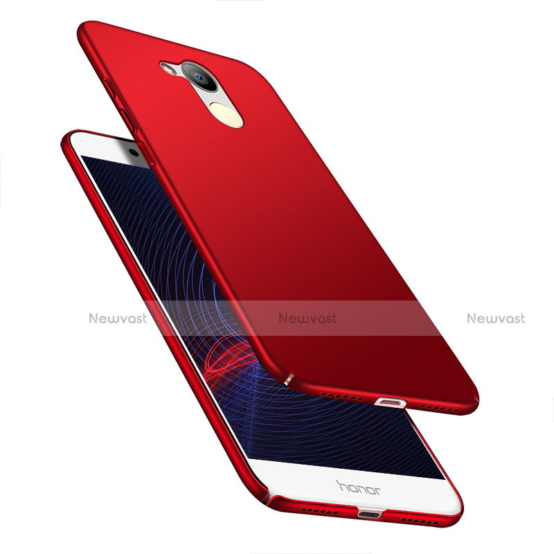 Hard Rigid Plastic Matte Finish Snap On Case M04 for Huawei Honor V9 Play Red