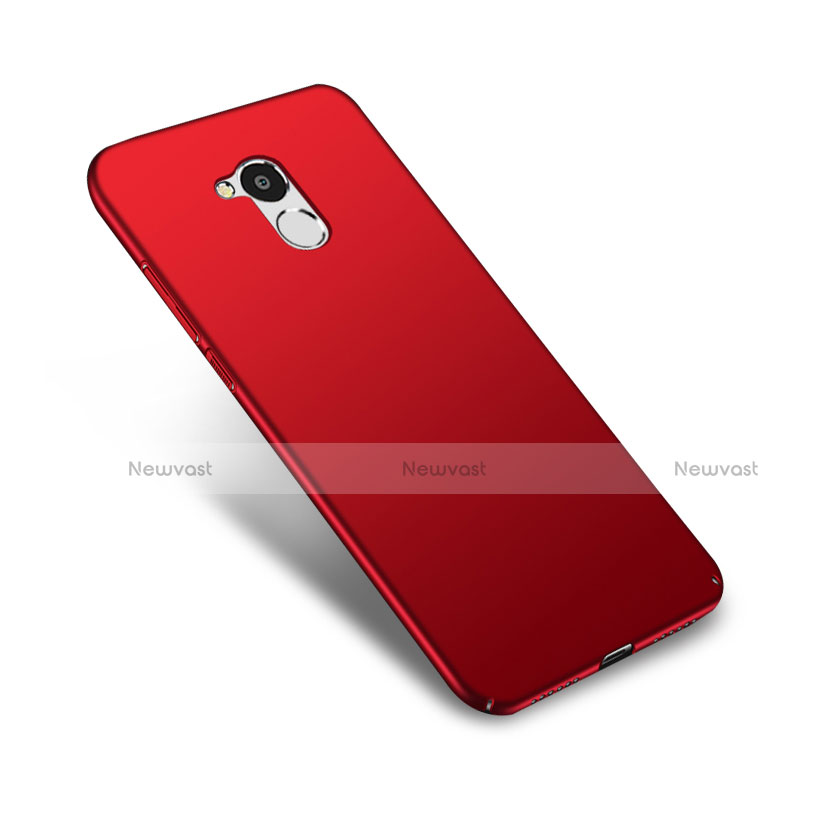 Hard Rigid Plastic Matte Finish Snap On Case M04 for Huawei Honor V9 Play Red