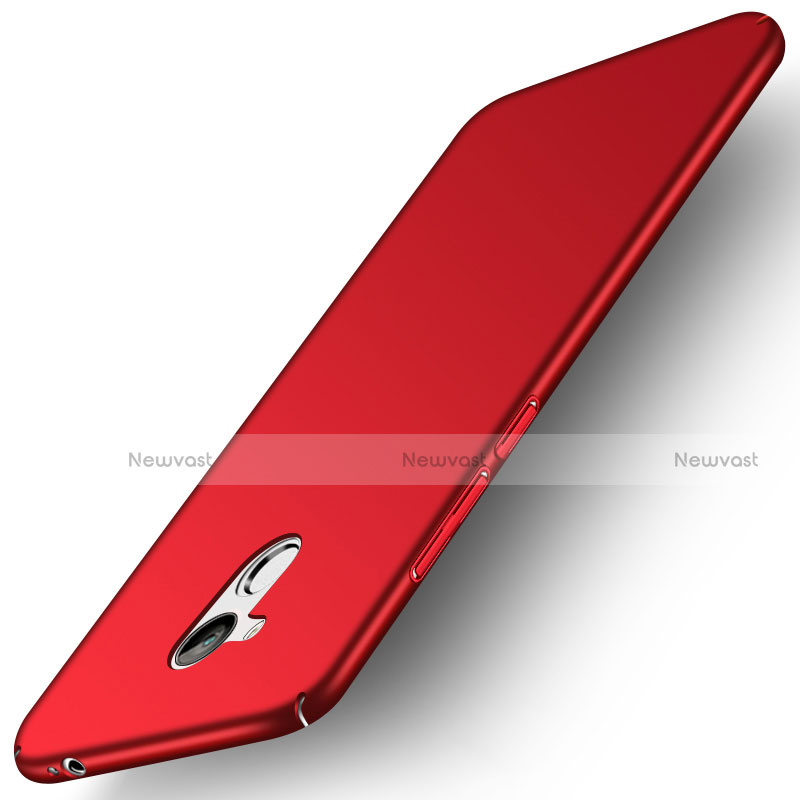 Hard Rigid Plastic Matte Finish Snap On Case M04 for Huawei Honor V9 Play Red