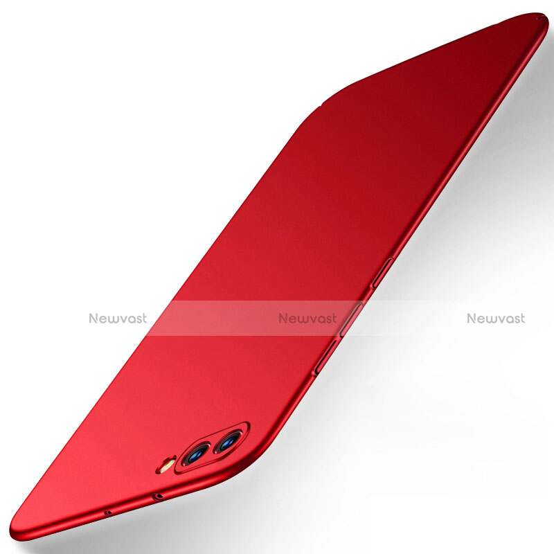 Hard Rigid Plastic Matte Finish Snap On Case M04 for Huawei Honor View 10 Red