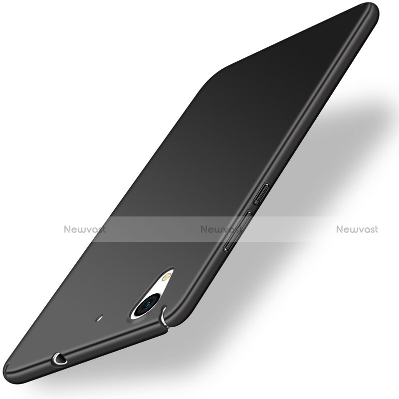 Hard Rigid Plastic Matte Finish Snap On Case M04 for Huawei Y6 II 5 5 Black