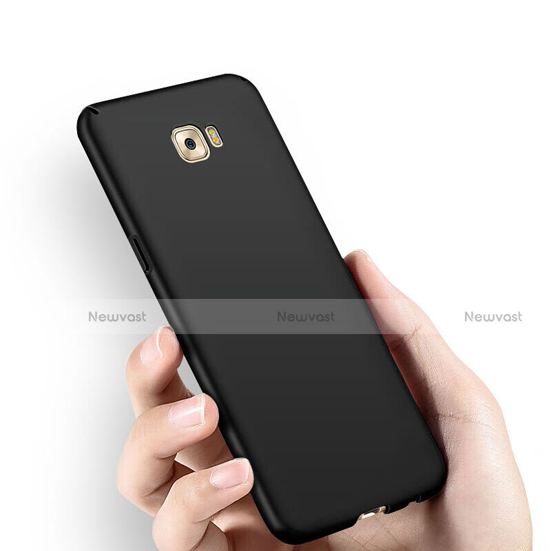 Hard Rigid Plastic Matte Finish Snap On Case M04 for Samsung Galaxy C9 Pro C9000 Black