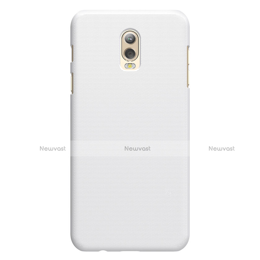 Hard Rigid Plastic Matte Finish Snap On Case M04 for Samsung Galaxy J7 Plus White