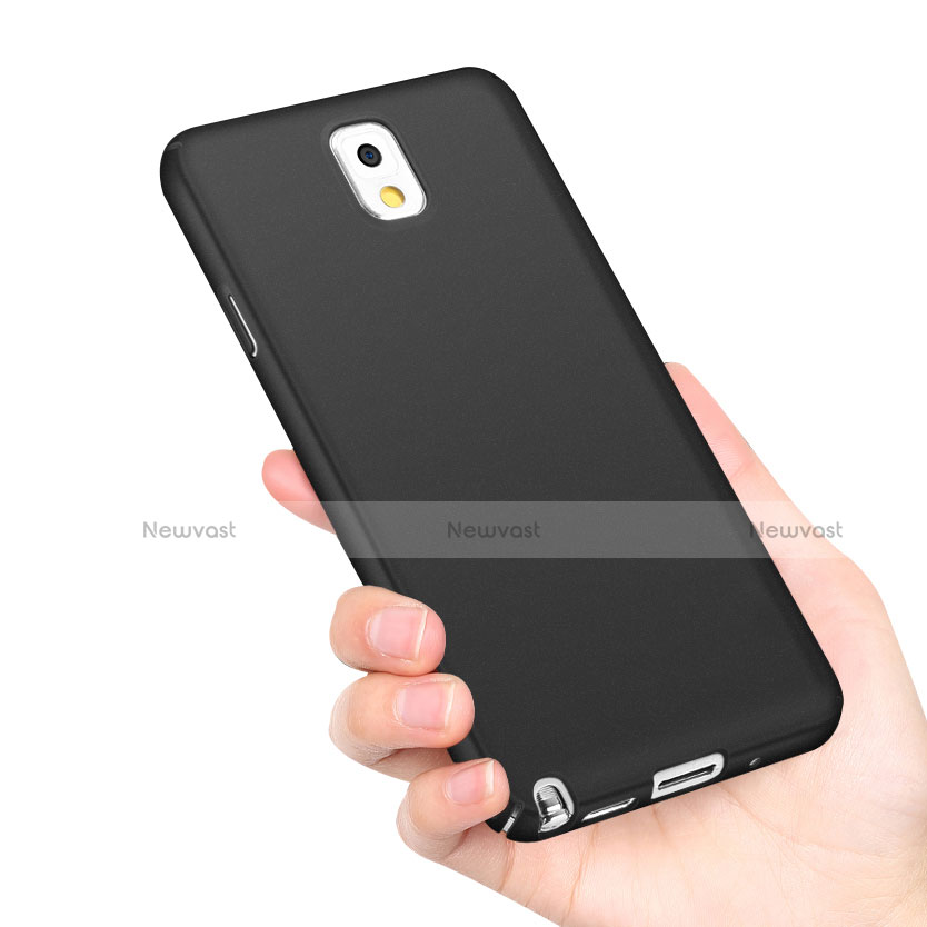 Hard Rigid Plastic Matte Finish Snap On Case M04 for Samsung Galaxy Note 3 N9000 Black